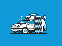 car wash gif car illustration car animation wash logo