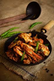 Nadan Njandu Roast Kerala Style Spicy Crab Roast Kurryleaves Spicy Crab Seafood Recipes Kerala Food