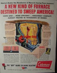1944 Coleman Lamp And Stove Company Coleman Lamp Floor Furnace Coleman