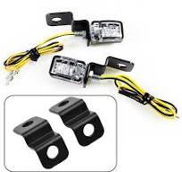 2 PCS Motorcycle-Turn Signal Light 30mm Bracket-Indicator Blinker-Holder  Fixing