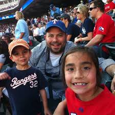 Rangers babies from the jump. So many fun nights at the ballpark eating  until our stomachs hurt and always hoping for the win column. Today, we are  finally World Champions. #TexasRangers #DroptheClaw #