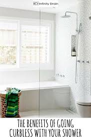 The Benefits Of Going Curbless With Your Shower Small Shower Remodel Tub To Shower Remodel Shower Remodel Diy