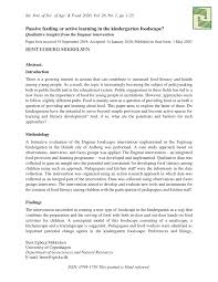 Passive voice is something native english speakers can use without much thought but it can be difficult for language learners to master because the switch. Pdf Passive Feeding Or Active Learning In The Kindergarten Foodscape Qualitative Insights From The Dagmar Intervention
