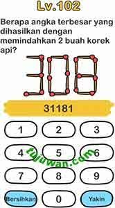 #brain out #korek api #jawaban brain out Brain Out Berapa Angka Terbesar Yang Dihasilkan Dengan Memindahkan 2 Buah Korek Api Jawaban Brain Out Di Peringkat 102 Tujuwan Com