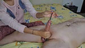 Urethral Sounding my Man's Big Dick with a 30 Cm Huge Ribbed Dilator.  Urethra Fucking - Pornhub.com