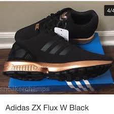 Black And Gold Adidas Zx Flux Womens Adidas Zx Flux Black And Gold Brand New With Box Nwt Adidas Zx Flux Black Adidas Zx Flux Adidas