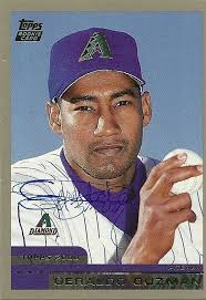 2000 Topps GERALDO GUZMAN Signed Card autograph DBACKS WORLD SERIES TEAM