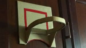 For project discover i designed and made a basketball hoop from scratch. How To Make A Homemade Cardboard Basketball Hoop Easy Basketball Hoop Youtube