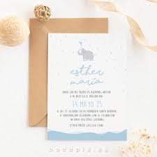 Ver más ideas sobre bautizo, invitaciones, invitaciones bautizo. Invitacion De Bautizo Con Dibujo Esther Desde 1 60 Bodapix