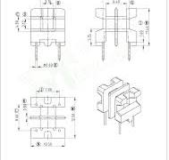 Bobbins | UU9.8 Common Mode Choke Coil Transformer Bobbin ...