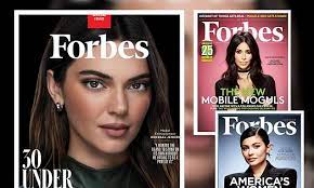 Kendall Jenner becomes THIRD KarJenner to land Forbes cover after Kim  Kardashian and Kylie Jenner did it first as she talks tequila brand 818  which fits her 'vibe' | Daily Mail Online