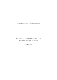 Flüge nach kiel zum absoluten traumpreis. Pdf Institute Of Air And Space Law University Of Cologne 1925 2005