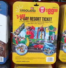 Legoland California Resort 3 Day Hopper Ticket Costco Weekender