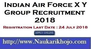 Indian Air Force X Y Group Recruitment Online Form 2018 Indian Air Force Bhartiya Vayu Sena Invited Appli Online Application Form Apply Online Recruitment