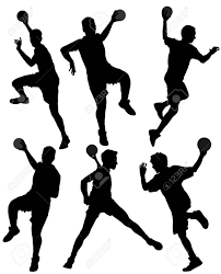 Handball Player In Action Attack Shut In Jumping Vector Silhouette Royalty Free Cliparts Vectors And Stock Illustration Image 121527799 20,000+ vectors, stock photos & psd files. handball player in action attack shut in jumping vector silhouette