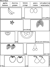 Browse this list of fruits in alphabetical order to brush up on the many types you can try. Fruits And Vegetables Spelling Worksheets Enchantedlearning Com