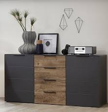 Als sideboards gelten kommoden ab einer breite von 120 cm. Sideboard Mediana Modern Grau 180 Cm Breit Sideboard Eiche Sideboard Modern