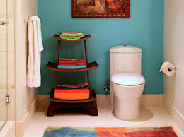 Orange and teal bathroom decor. Awesome Decorations Orange Teal And Brown Decor