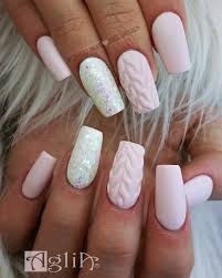 Acrylic Nails Gel Design Sweater Nails Winter Nails Sweater Nails Gel Nails Glitter Gel Nails