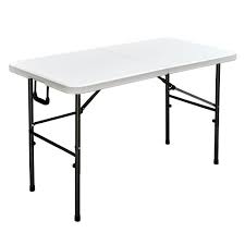 table de reception pliante 122cm blanc plateau pliable 4 places a seulement 53 10 sur interouge com