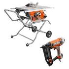 10 -inch Pro Jobsite Table Saw with Stand R4514 Rigid