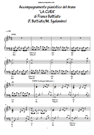 Bandiera bianca, cantro di gravità permanente, la cura, la stagione dell'amore, tutto l'universo obbedisce all'amore e tante altre presenti nel nostro sito La Cura Franco Battiato Spartito Spartiti Musicali Spartiti Di Musica Lezioni Di Musica