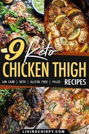 9 Keto Chicken Thigh Recipes Keto Chicken Thigh Recipes Chicken Thigh Recipes Crockpot Chicken Thigh Recipes