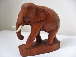 Elephant Vintage Carved Wooden Elephant Teak Carving Hand Etsy Wooden Elephant Elephant Wood Bedroom Decor