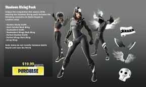 Others can only be unlocked by ranking up your season pass. Shadows Rising New Fortnite Skin Lets You Own Your Inner Darkness