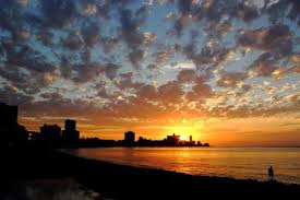 Benvenuti a new york city. Il Malecon De L Avana Al Tramonto Cuba Havana Habana Tramonti Foto Viaggio