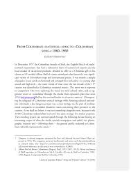 Las más escuchadas de cracks. Pdf From Colombian National Song To Colombian Song 1860 1960