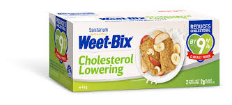 High cholesterol levels can increase a person's risk of heart disease. Weet Bix Sanitarium Health Food Company