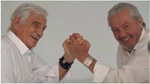 After the minor stage performances he made his screen debut in à pied, à cheval et en voiture (1957) but the episodes with. Delon Belmondo Paris Match 70 Anniversaire 29 05 2019 Youtube