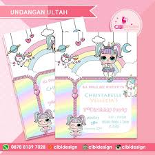 Butuh stiker label untuk meelengkapi ulang tahun anak anda, di hana bisa desain desain sekaligus cetak. Undangan Ultah Lol Penggambar