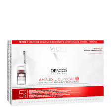 Im 21 years old with very aggressive androgenic alopecia. Vichy Dercos Aminexil Clinical 5 For Women Anti Hair Loss 21 Ampoules Lyskin
