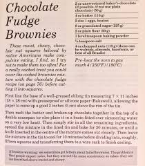 Delia Smith S Chocolate Fudge Brownies Chocolate Pudding Recipes Delia Smith Bakers Chocolate
