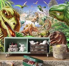Dinosaur Wall Mural Kid Room Removable Paper Sticker Art Decal Nursery Decor Am5 Building Hardware Wallpaper Accessories Dinosaur wall stickers happy dino decal bedroom nursery playroom children boys. la casa de mis padres