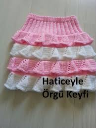 Volanli 2 Renkli Etek Yapimi Videolu Tarifi By Hatice Etek Bebek Elbise Ogreticileri Bebek Etek