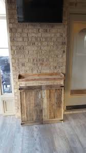Cabinet hardware jig by kreg. Nifty Pallet Wood Liquor Cabinet Has You Party Ready 1001 Pallets