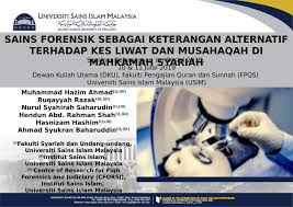 53(1) of the syariah criminal (negeri sembilan) enactment 1992 ('the enactment') for conducting a religious talk without a tauliah, while the second petitioner was charged with abetting the offence.the petitioners sought to challenge the validity and constitutionality of the said s. Pdf Sains Forensik Sebagai Keterangan Alternatif Terhadap Kes Liwat Dan Musahaqah Di Mahkamah Syariah