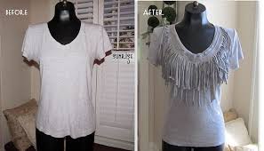 Fringe Tee Diy Diy Clothes Fringe Clothing Fringe Tee