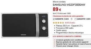 Darty choisit pour vous des produits plus fiables et plus durables. Moins De 70 Euros Le Four Micro Ondes Samsung Aspirateur Samsung Gratuit Black Friday