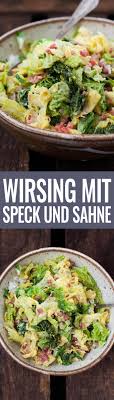 Wurziger Wirsing Mit Speck Und Sahne Kochkarussell Rezept Wirsing Rezepte Speck