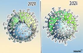 Discover 1 corona cartoon design on dribbble. Editorial Cartoon Corona Virus In 2021 Happy New Year The Independent News Events Opinion More Path Of Ex