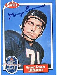 Topps George Connor NFL Signed Swell Football Card at Amazon's Sports  Collectibles Store