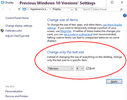 On windows 10, the ability to change font size across the entire system (such as for file explorer, start menu, settings, control panel, and apps) has been available in previous releases, but starting with the version 1703, the option was removed. Easily Change Font Sizes In Windows 10 With Font Size Changer Free Cloudeight Infoave