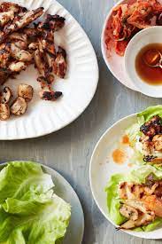 Chicken And Mushroom Bulgogi Lettuce Wraps Recipe Recipe Lettuce Wrap Recipes Recipes Nyt Cooking