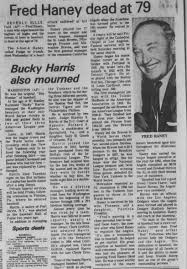 Fred Haney obit