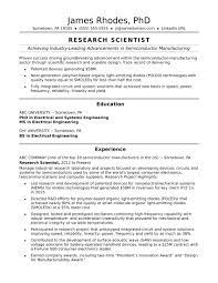 Articles of a scholarly nature. Research Scientist Resume Sample Monster Com