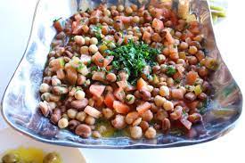 Ful Medames Syrian Style Arabic Bean Salad Vegan Gf Zen And Zaatar Recipe Vegan Bean Salad Fava Beans Recipes Bean Salad